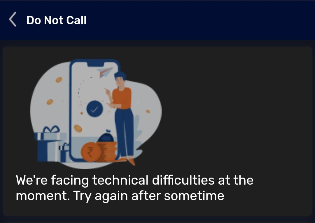 200Nitish's tweet photo. @Bajaj_Finserv 
Despite registering for DND, the incessant promotional calls from Bajaj Finance continue. This is a blatant disregard for customer privacy. #StopSpamCalls #BajajFinance
Why always your DNC is down, is this your strategic. https://t.co/VaxDGZkRRA
