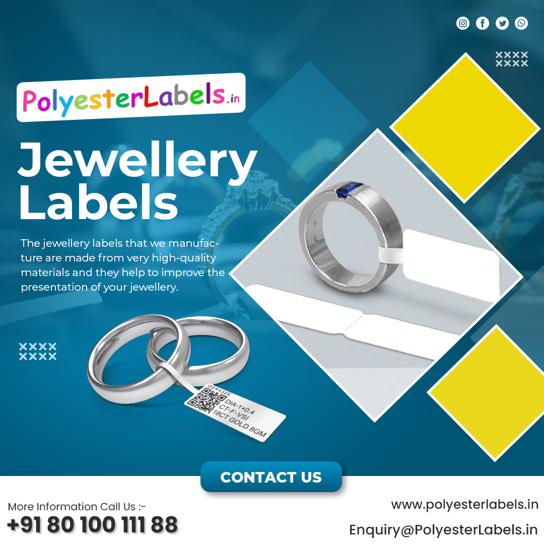 gamma_sale_Cor's tweet image. ✨ Give Your Jewellery the Label It Deserves! ✨
Powered by Gamma Sales Corporation, we manufacture high-quality jewellery labels that enhance presentation, ensure durability, and elevate your brand.
🌐 polyesterlabels.in
#GammaSalesCorporation #PolyesterLabels #CustomLabels