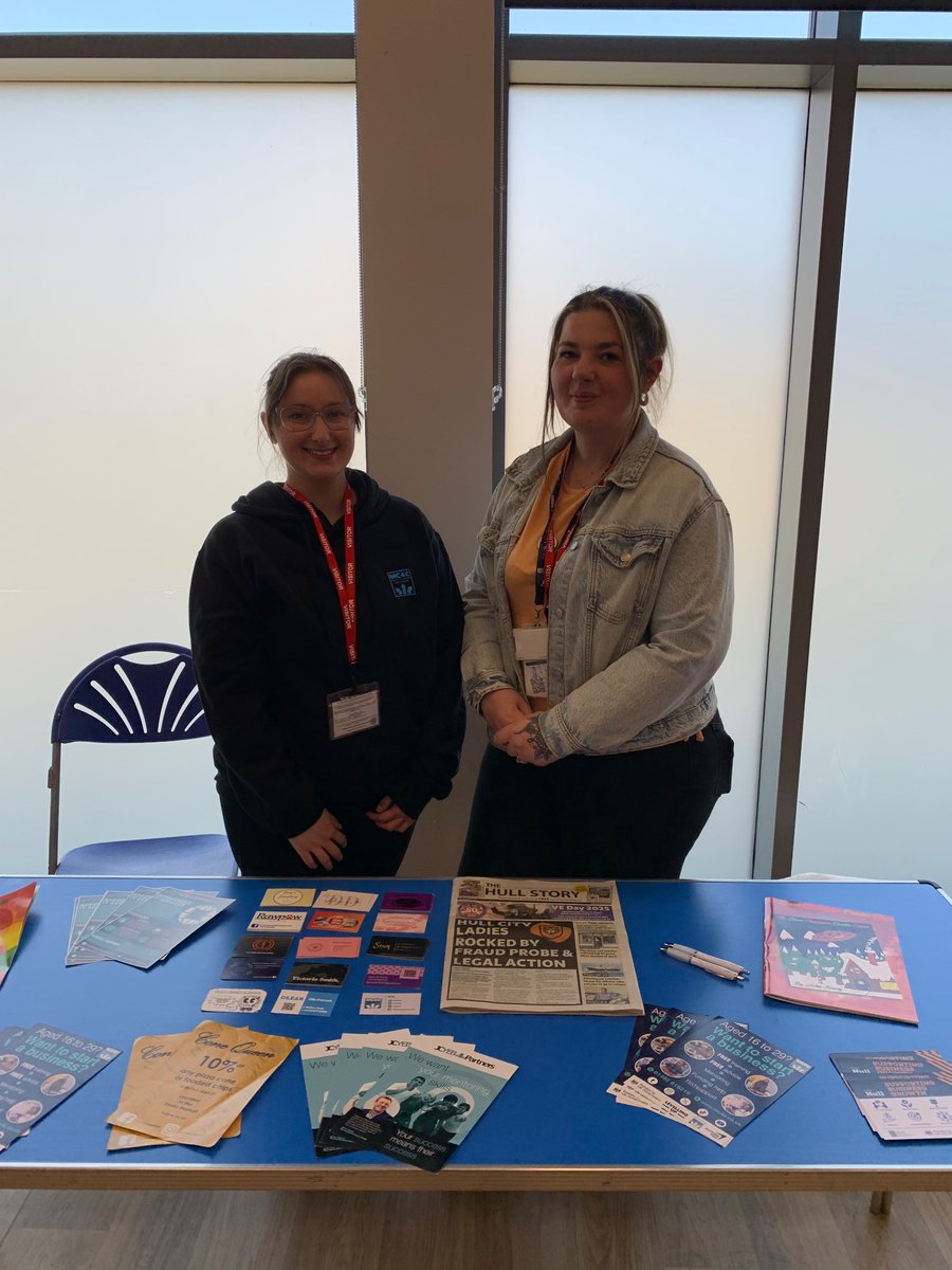 MC4C - Business Support Programme (@mcfcinhull) on Twitter photo Becca and ambassador Chelsie of Donche Designs & Events are here at Broadacre primary school attending the first career Fayre they have held, ready to speak to year 5 and 6 students about future self employment options👏💙
#beyourownboss #SelfEmployment #UKSPF #CareerOpportunity Becca and ambassador Chelsie of Donche Designs & Events are here at Broadacre primary school attending the first career Fayre they have held, ready to speak to year 5 and 6 students about future self employment options👏💙
#beyourownboss #SelfEmployment #UKSPF #CareerOpportunity