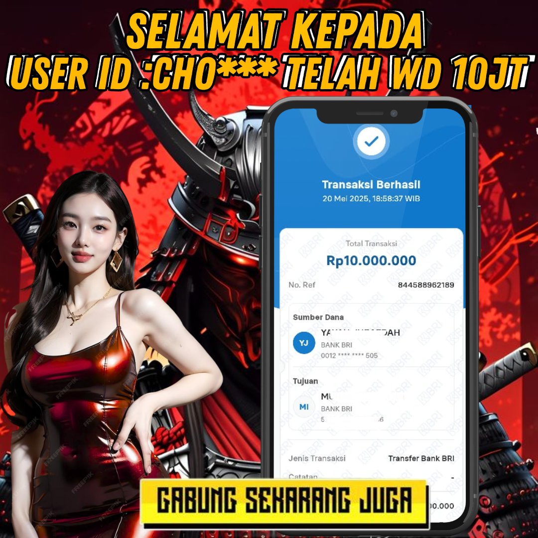 indriyani594944's tweet photo. SELAMAT KEPADA MEMBER JOKIQQ

🔥🔥 WOOOOW! 🔥🔥 10 JUTA MELUNCUR MULUS DARI JOKIQQ! 💸💸Skill, hoki, dan timing sempurna!Gas terus, semoga makin banyak WD-nya tiap hari! 🙌💯

#fypviral #poker https://t.co/GonzEIwwI7