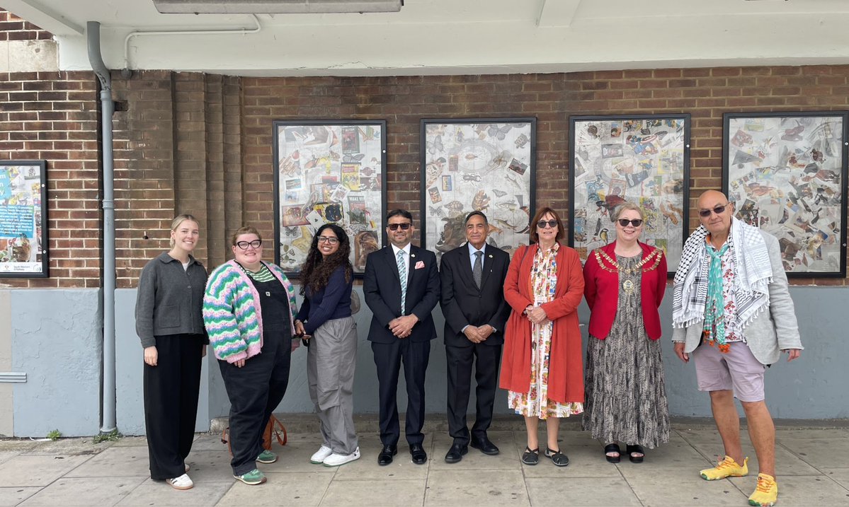 Feltham Arts (@feltham_arts) on Twitter photo Feltham Festival 2025
A huge thank you to all of the <a href="/MarjoryKinnon/">Marjory Kinnon School</a> students who helped create the spectacular collage artworks with artist Sam Dodson & Judy Preece for Station Gallery and the Feltham Festival. Looks fantastic! Exhibition on the old entrance to Feltham Station Feltham Festival 2025
A huge thank you to all of the <a href="/MarjoryKinnon/">Marjory Kinnon School</a> students who helped create the spectacular collage artworks with artist Sam Dodson & Judy Preece for Station Gallery and the Feltham Festival. Looks fantastic! Exhibition on the old entrance to Feltham Station