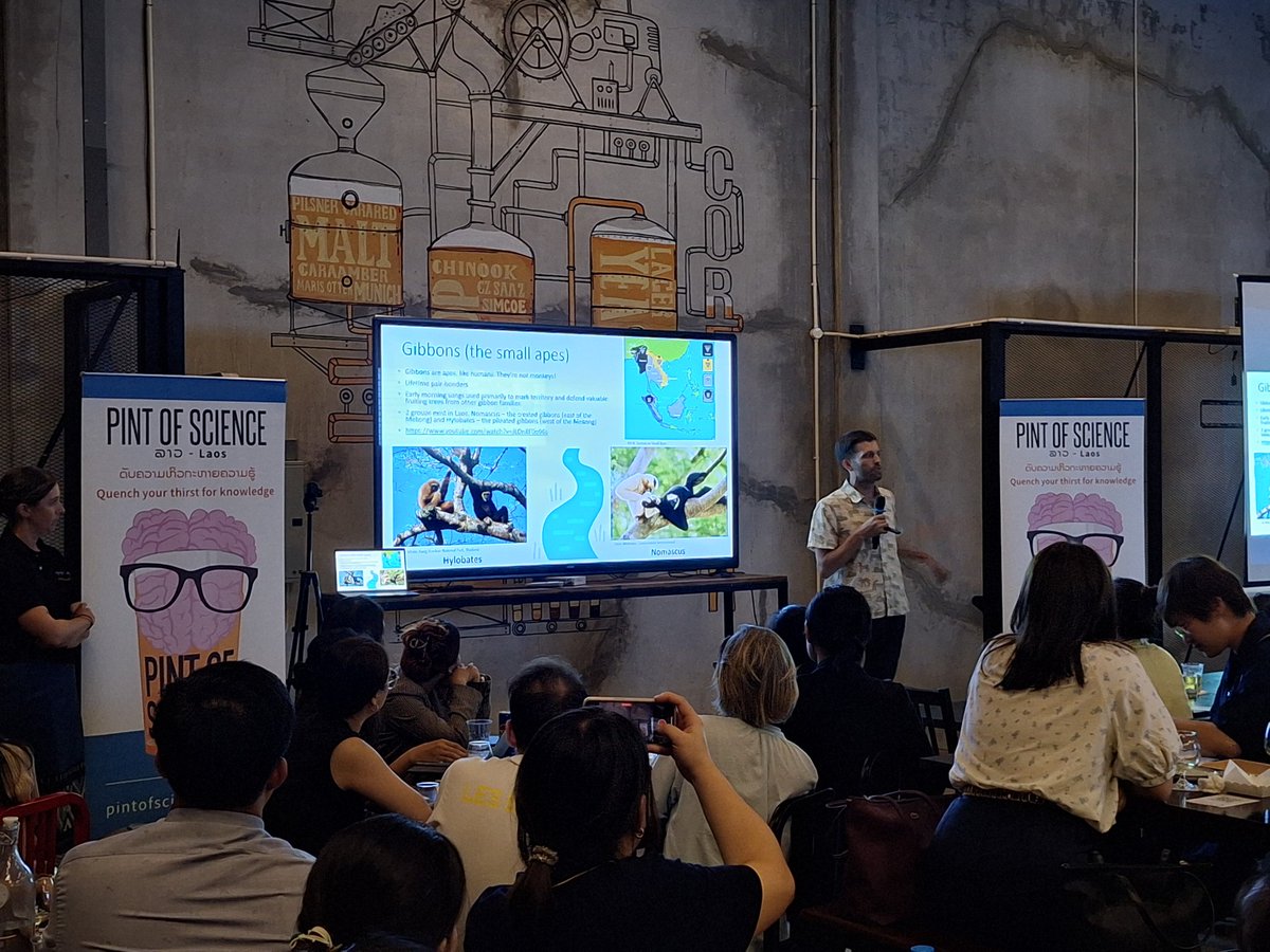 Pint of Science LA (@pintofsciencela) on Twitter photo Jay White from <a href="/TheWCS/">WCS</a> is next talking about gibbon conservation in #laos #pint25 <a href="/pintsworld/">Pint of Science World</a> Jay White from <a href="/TheWCS/">WCS</a> is next talking about gibbon conservation in #laos #pint25 <a href="/pintsworld/">Pint of Science World</a>