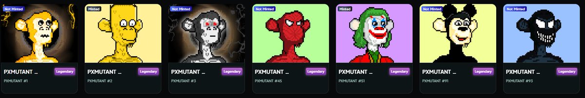 KasMutant's tweet photo. 🚨 PXMUTANT Ranking Updated! 👾💎

The Legendary PXMUTANTs now officially have their tag on Kaspacom! 🏆

Shoutout to the @KaspaCom  team — super fast and super helpful. Respect! 🙌

Let’s keep leveling up the ecosystem. LFG!!! 🚀🔥

#Kaspa #PXMUTANT #LegendaryNFTs #KaspaNFTs #KRC721 #KaspaEcosystem #MutantArmy #Web3 #LFG