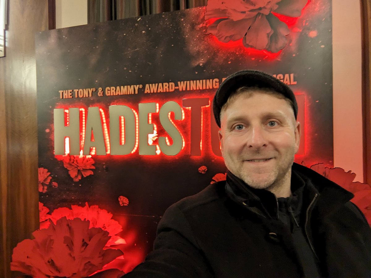 LucasKussowski's tweet photo. Hi everybody. Just saw @hadestown at Her Majesty's Theatre and it was absolutely amazing! A superb reflection of current times in a beautiful jazzy fusion of New Orleans music with Greek mythology and contemporary metaphors woven in between. Highly recommend :) #awakened #freedom https://t.co/NZguxgsWeS