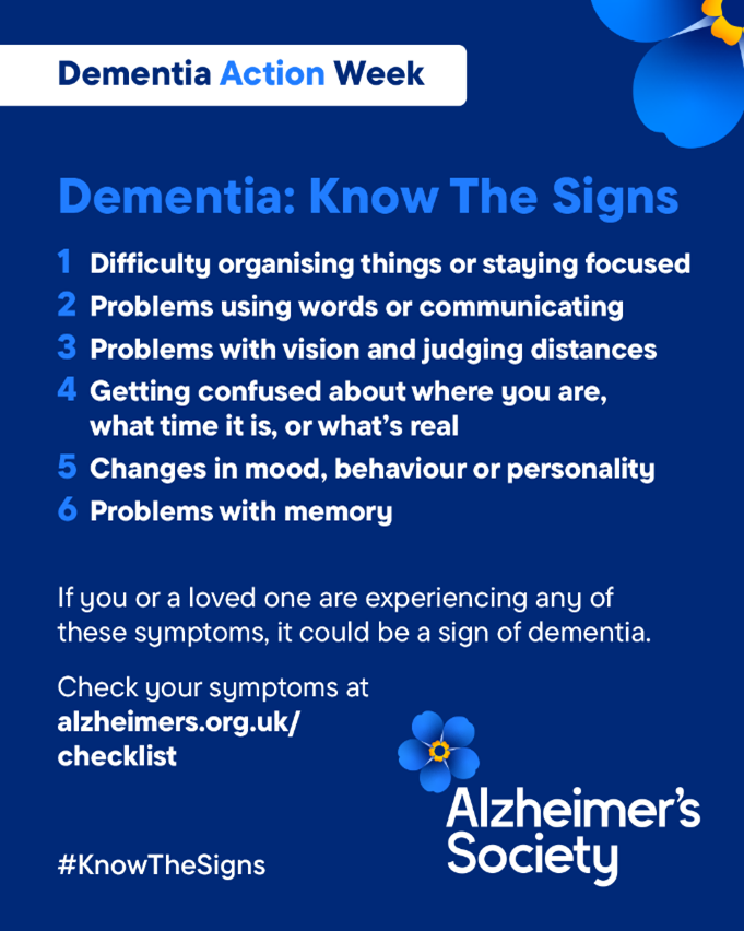 Mark Isherwood MS (@markisherwoodms) on Twitter photo This #DementiaActionWeek, I'm joining <a href="/alzheimerssoc/">Alzheimer's Society</a> in raising awareness of common dementia symptoms.
We all need to #KnowTheSigns of dementia so that we can seek an early and accurate diagnosis if we need it.
For more info, visit: alzheimers.org.uk/checklist This #DementiaActionWeek, I'm joining <a href="/alzheimerssoc/">Alzheimer's Society</a> in raising awareness of common dementia symptoms.
We all need to #KnowTheSigns of dementia so that we can seek an early and accurate diagnosis if we need it.
For more info, visit: alzheimers.org.uk/checklist