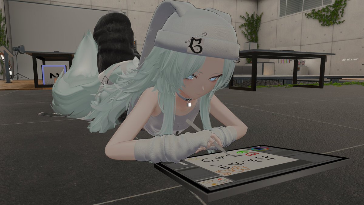 K1eMozu2's tweet image. 【アップデートのお知らせ】
「どこでもおえかきモーション」に
✨MAO対応Prefabを追加しました！✨

すでにお持ちの方はBOOTHから再DLでOKです！
しっぽのポーズもついています♪
この機にMaoちゃんもれっつお絵描き！🖊️

商品ページ：
k1emozu2.booth.pm/items/6857580

#VRChat #booth_pm #Mao3D