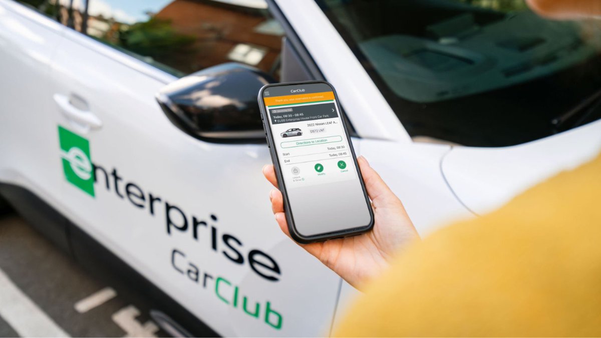 🚗Unlock the convenience of Enterprise Car Club! With over 1,300 cars and vans available at on-street locations across the UK. 

Find out more about how car club works here bit.ly/3X22ZMb

#CarHire #EnterpriseCarClub #HourlyRental #CarShare