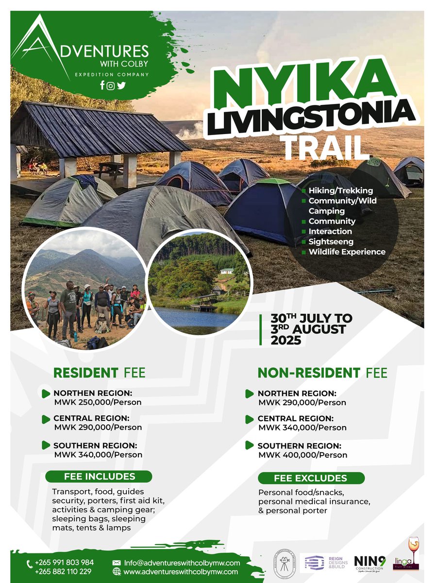You won’t experience views like these by staying in bed!

Chasing horizons where wild beauty meets bold adventurers,Livingstonia-Nyika trail.

For more information on how to join this year’s hike and camp, please check poster.