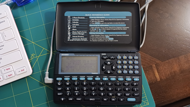 This 1990s 📟PDA(personal data assistant) delivers 🤖AI Wisdom🤩👍

#RetroTech #electronics #LLMs #MachineLearning 

Learn more - tinyurl.com/4ma29fpe