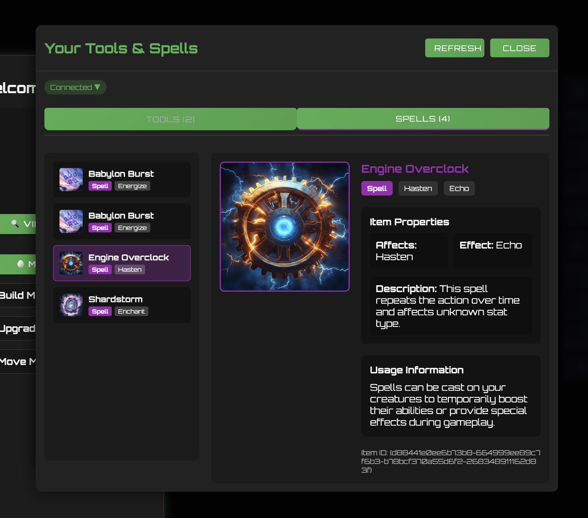 Corvax_CVX's tweet image. GM!
✨ Each Evolving Creatures Egg mint includes random spells and tools.
⚔️ Use them in combat.
🏙️ Creatures are based on Radix ecosystem projects.
🪙 Evolve them with native tokens.
⚙️ Tools and spells utilize Radix tech.
Mint your Evolving Creatures NFTs at…