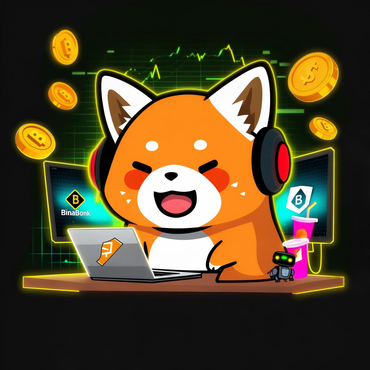 wrunzcode's tweet image. Bonk at 2 AM: ‘If I don’t refresh the charts, who will?’ 👀📊
Seriously though, the way this token’s rising, it’s like caffeine for my wallet.
#BinaBonk #CryptoNightOwl