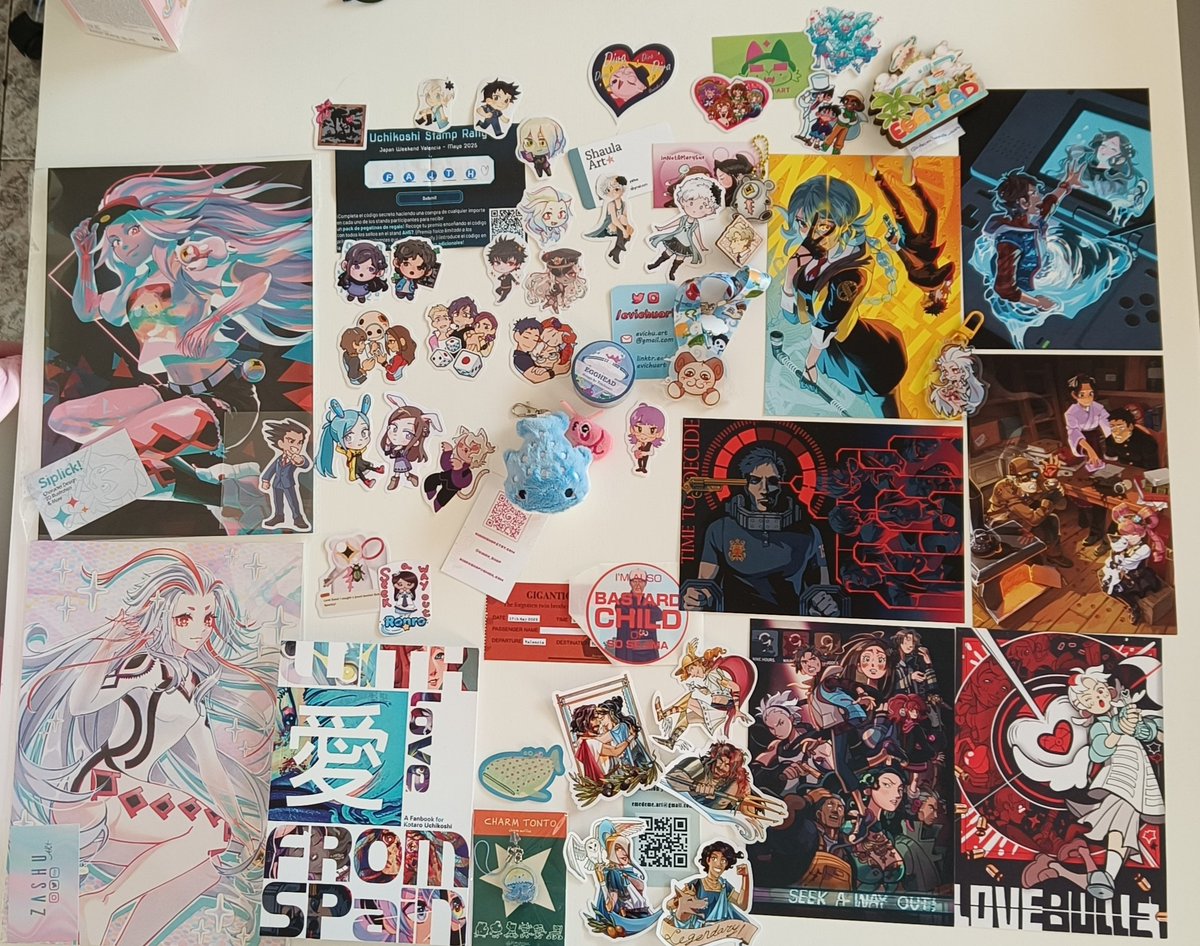 Regalitos, el fanzine, el Rally y compras de la Japan Weekend 😭💗

(Artistas en el siguiente tweet)