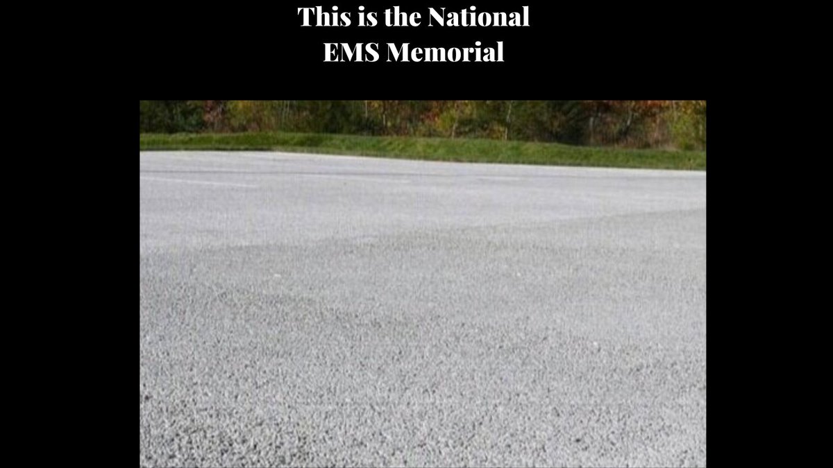 EMSmemorial's tweet photo. Police and Fire have been recognized with national memorials. EMS has not. 
It's time to recognize our EMS professionals who show their commitment every day. Please help us build the permanent National EMS Memorial by making a donation at https://t.co/tfzmqlXuTY 
We can do this! https://t.co/Nz8sS7slyn