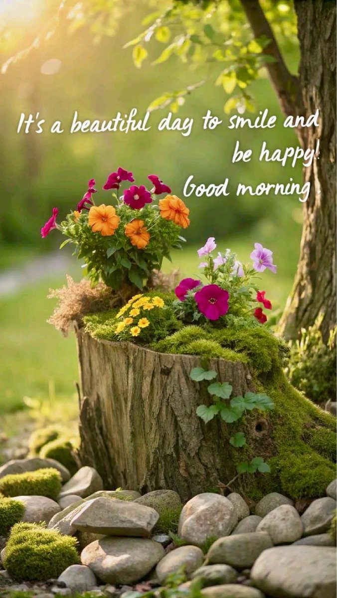 Good morning friends! It's a beautiful day to do something that makes you  happy! Enjoy! 💕, image size:676x1200