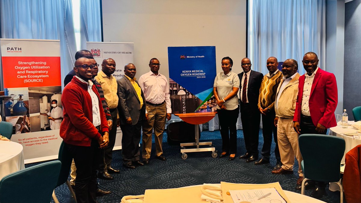 Amref_Kenya's tweet image. Kenya officially launched the #MedicalOxygen Roadmap 2025–2030 — a strategic framework designed to ensure sustainable, equitable, and uninterrupted access to medical oxygen across the country.

This landmark initiative addresses critical gaps in oxygen supply, especially in rural…