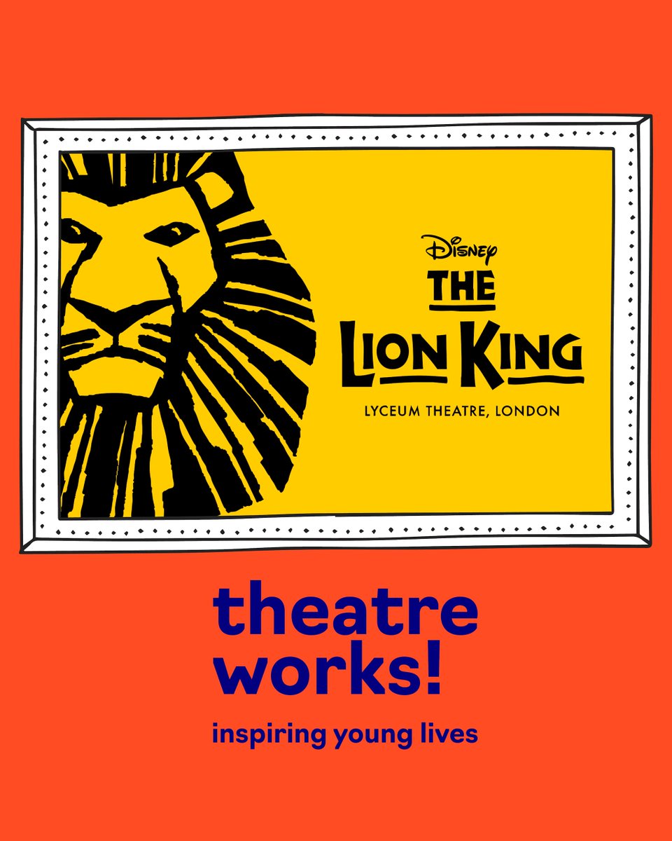 _theatre_works's tweet image. We have an incredible opportunity for your students to experience the magic of Disney’s ‘The Lion King’ at the Lyceum Theatre in London for £10. Secure your seats now, the application deadline is Friday 30th May.

#theatreworks #lionking #uktheatre