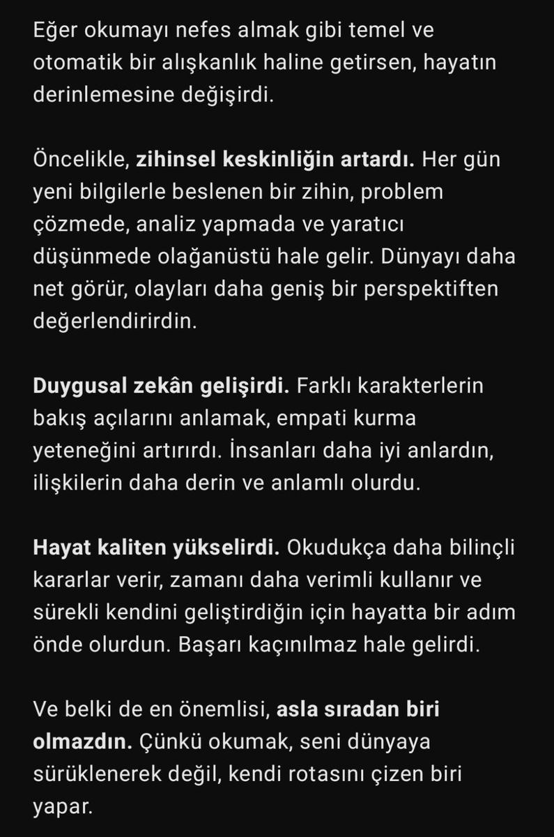Okumayı nefes almak gibi temel bir alışkanlık haline getirsen hayatın nasıl değişirdi?