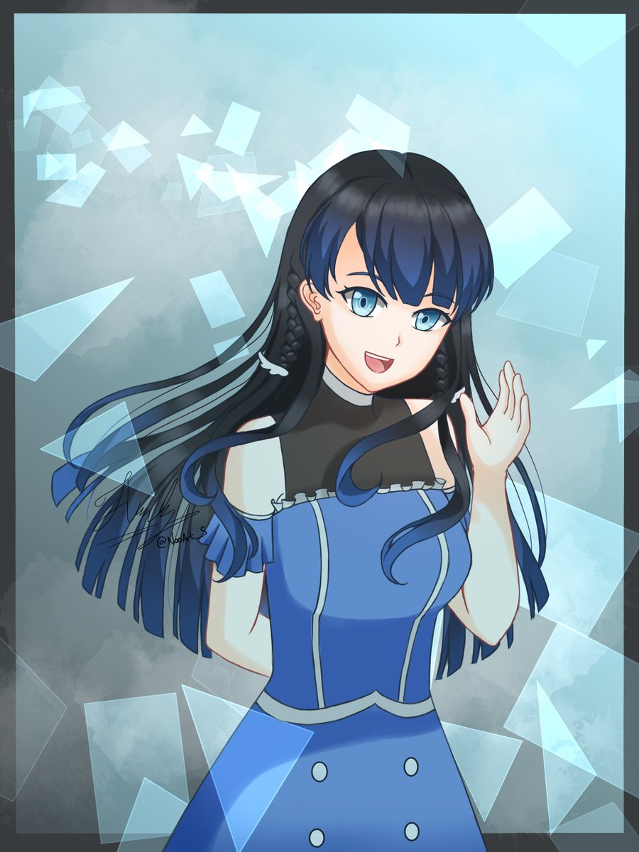 drawing this beautiful girl Livy 💎 

OC belongs to <a href="/Eilaniaa_/">Scarlette Eilania | comms 📌</a> thank you for hosting!💙 

#Ellaaa2ndDTIYS