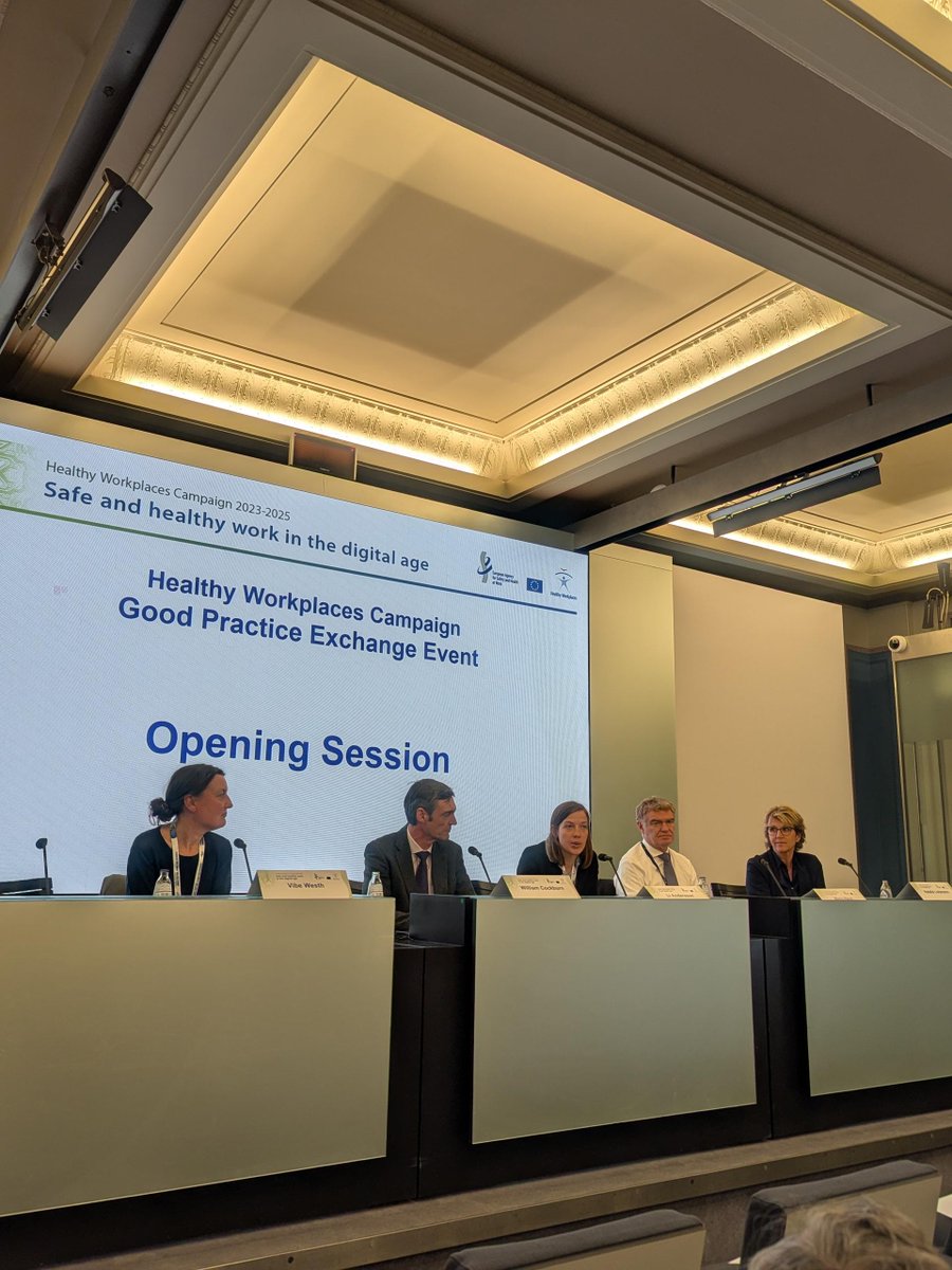 EU-OSHA 🇪🇺 (@eu_osha) on Twitter photo “The future of work is already here, and it’s time to safeguard #SafetyandHealth.
#AI brings opportunities, but also risks. Our committee will continue to prioritise #OSH" <a href="/liandersson/">Li Andersson</a> <a href="/Europarl_EN/">European Parliament</a>
📍 <a href="/EU_OSHA/">EU-OSHA 🇪🇺</a> Good Practice Exchange, Brussels
#EUhealthyworkplaces “The future of work is already here, and it’s time to safeguard #SafetyandHealth.
#AI brings opportunities, but also risks. Our committee will continue to prioritise #OSH" <a href="/liandersson/">Li Andersson</a> <a href="/Europarl_EN/">European Parliament</a>
📍 <a href="/EU_OSHA/">EU-OSHA 🇪🇺</a> Good Practice Exchange, Brussels
#EUhealthyworkplaces