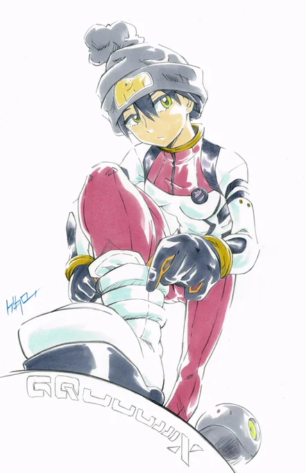機動戦士Gundam GQuuuuuuX鉛筆、コピックで「ニャアン」#GQuuuuuuX    #ジークアクス 