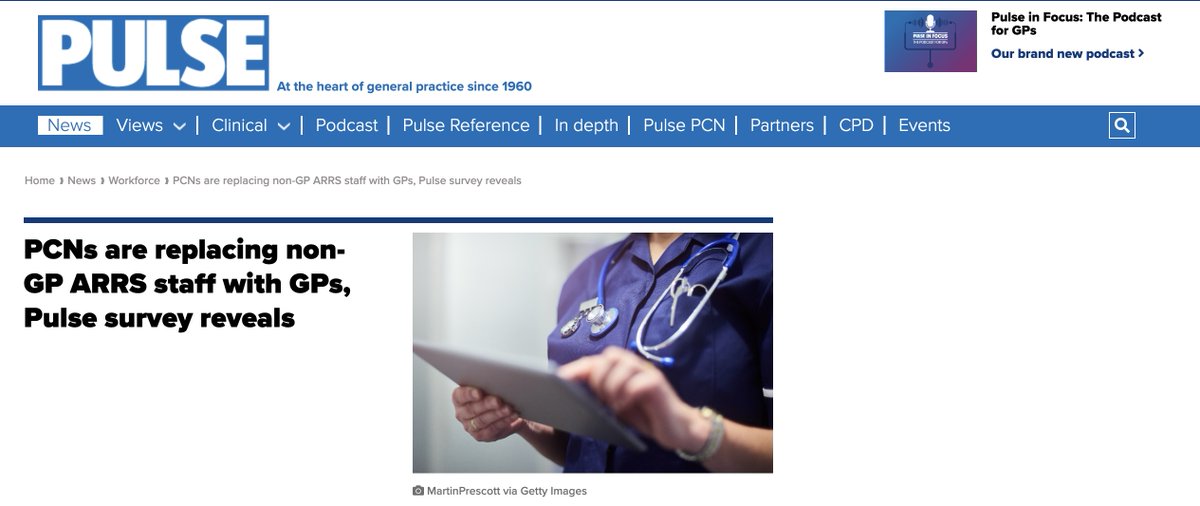 2manypeople4me's tweet image. Just give the money back to GP practices and let them spend it on the staff that work best for their patients. Most practices are aware pts want GPs and other staff do not reduce workload
pulsetoday.co.uk/news/workforce…