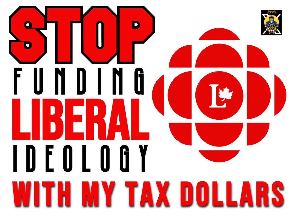 CaptainC63's tweet image. Who else is fed up with the CBC propaganda?