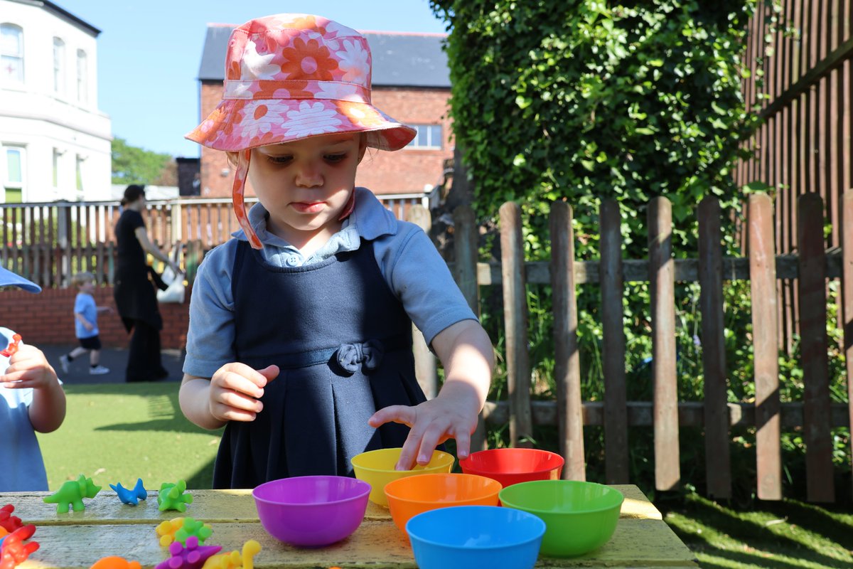 Counting and learning our colours in the sunshine! ☀️

Tots have really impressed us with their counting skills and matching the colours together during some fun interactive games outside. 

#earlyyears #counting #colours #tots #sunshine #outdoorfun #crosby #nursery