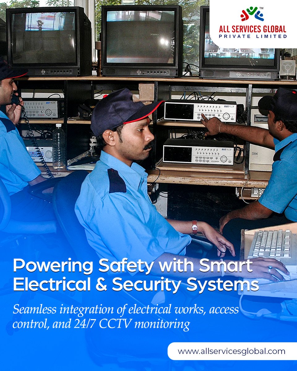 asg_official_'s tweet image. ⚡️ Powering Protection with Precision
All Services Global, we ensure your facility is safe, secure, and smartly connected. 
📞 +91 22 4063 7777
🌐 allservicesglobal.com

#SmartSecuritySystems #FacilitySafety #24x7Surveillance #CCTVMonitoring  #AllServicesGlobal