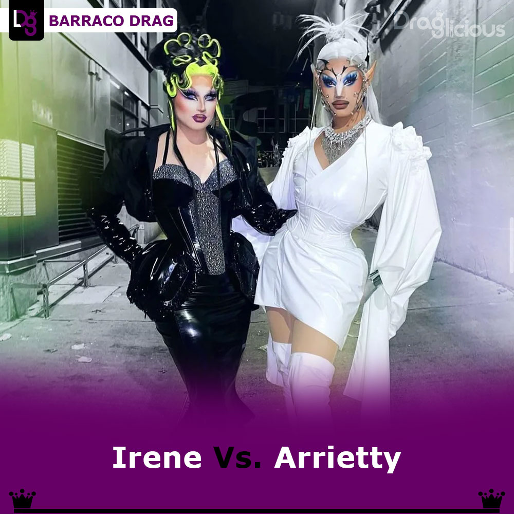 dragliciouz's tweet photo. #BarracoDrag: "Não fod3 com meu homem ou meu dinheiro!", entenda o motivo que levou Irene The Alien a romper relações com Arrietty e não considerá-la mais sua filha drag no link: https://t.co/tRP0KzRdiv https://t.co/3652RkuEFt
