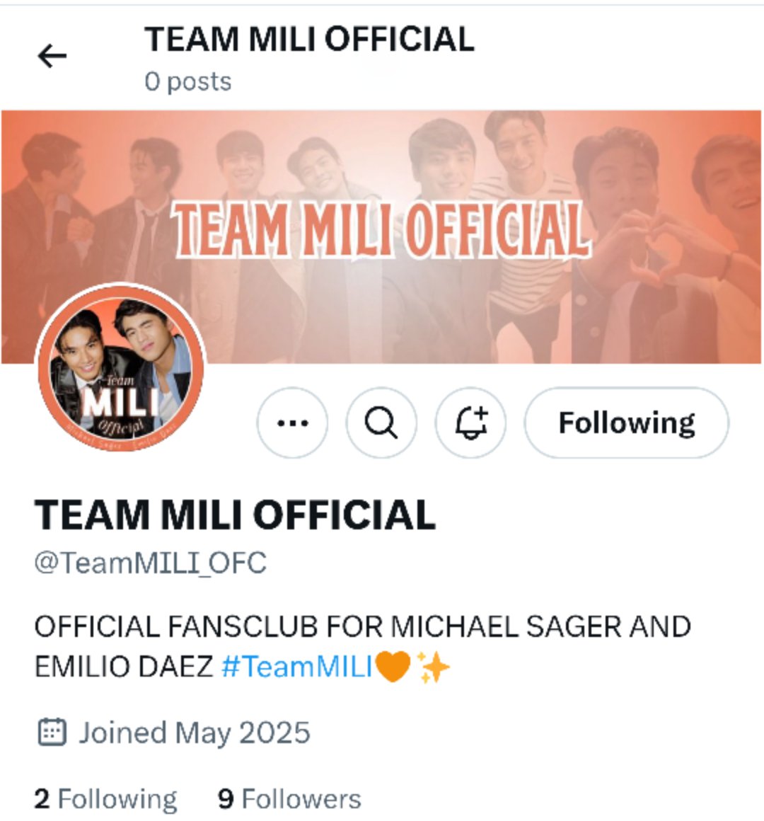 draftsforMILI's tweet photo. Team MILI Official is here!

Please show support to our official handles on the following platforms: 

X, TikTok, Instagram: @TeamMILI_OFC

Facebook: https://t.co/RoETl6F7Xo

Thank you!

KIDSHOWTIMENA MICHAEL
#PBBCollabBigTaguan
#PBBCollabPuslit https://t.co/rMakJeSo42