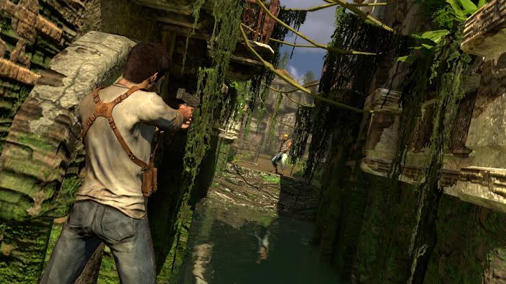 videogamesdean's tweet photo. Uncharted: Drake's Fortune (2007) still feels pretty amazing https://t.co/SYIxwfGEwa