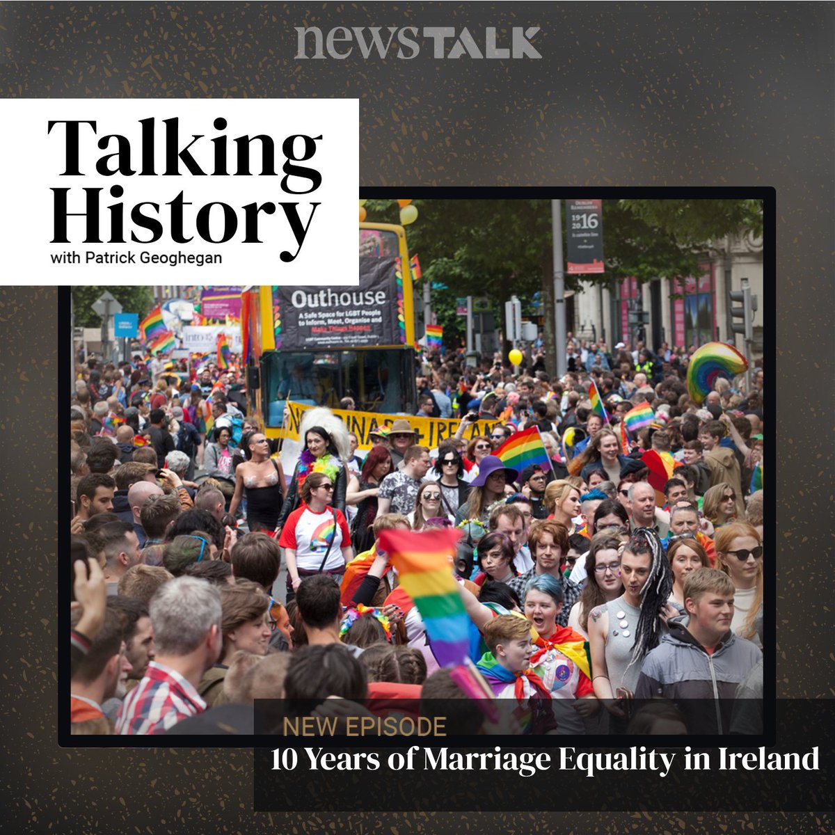 Newstalk's Talking History (@_talkinghistory) on Twitter photo 🎧Listen Back:
🤵🤵10 Years of Marriage Equality in Ireland👰♀️👰♀️
<a href="/NewstalkFM/">NewstalkFM</a>'s @_TalkingHistory debates what the passing of the marriage equality referendum really meant for Irish history.
Find the podcast here:
newstalk.com/podcasts/highl…
#marref 🎧Listen Back:
🤵🤵10 Years of Marriage Equality in Ireland👰♀️👰♀️
<a href="/NewstalkFM/">NewstalkFM</a>'s @_TalkingHistory debates what the passing of the marriage equality referendum really meant for Irish history.
Find the podcast here:
newstalk.com/podcasts/highl…
#marref