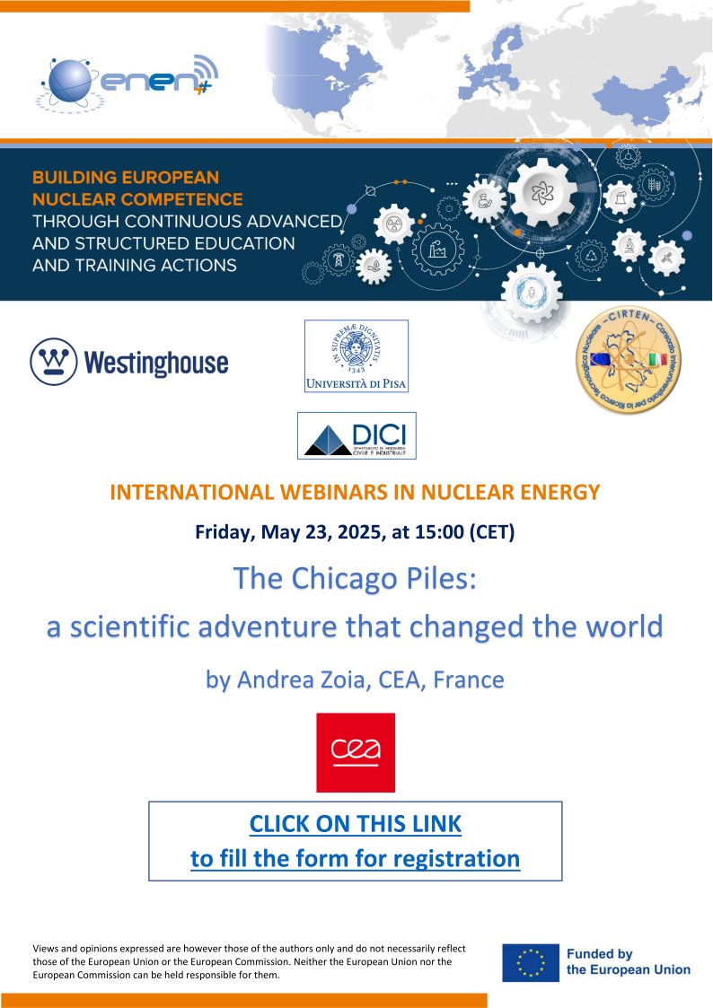 A NEW WEBINAR IN OUR SERIES: ON MAY 23RD, 2025 AT 15:00 (CET)

PLEASE, REGISTER AT THE LINK: events.teams.microsoft.com/event/0b59d737…