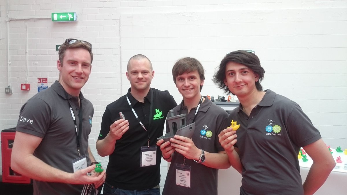 A decade ago. Showcasing 3D Benchy &amp; meeting E3D for the first time at the London 3Dprint show. Good memories