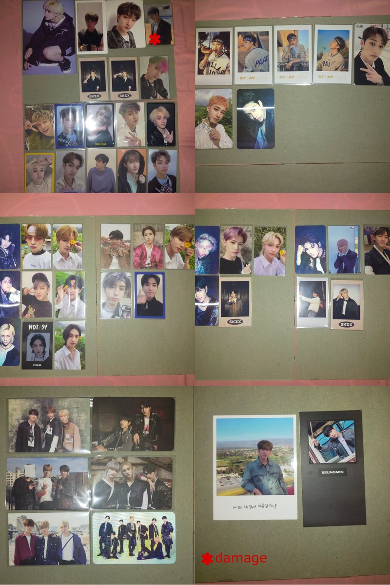 channgaroo's tweet photo. wts aab stray kids (mostly bangchan) yang ada di pic
take all only 2.500k
- photo card
- skz-x
- bangchan ar ticket set
- album GO LIFE, IN LIFE, NOEASY
- slogan bangchan by glittery chan (slogan only)

✅nego
✅co oren
✅packing
❌adm

📍bekasi https://t.co/h4mmO5Vcle