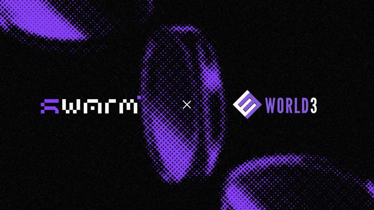 &gt;_ CROSS-INTEGRATION ACTIVATED

Swarm x <a href="/WORLD3_AI/">WORLD3</a>

Integrating with our Agent BUIDL, enabling AI Agents created by Swarm users to interact seamlessly with World3’s agents, and vice versa.

Enhancing AI tools. Expanding agent capabilities.

Stronger together 🦾