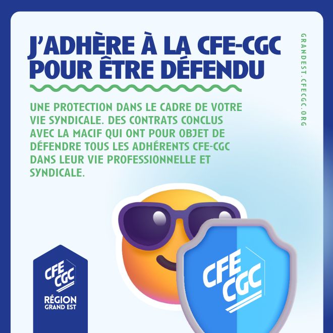 cfecgcgrandest's tweet photo. 🔵 Adhérer à la CFE-CGC, c’est être accompagné et défendu dans sa vie pro et syndicale.

Un doute, un litige ? On est là.
📲 Contactez votre fédération via notre réseau CFE-CGC : https://t.co/YadRnqZaTS

#CFECGC #Syndicat #Engagement #Protection https://t.co/sCIdbaBcl8