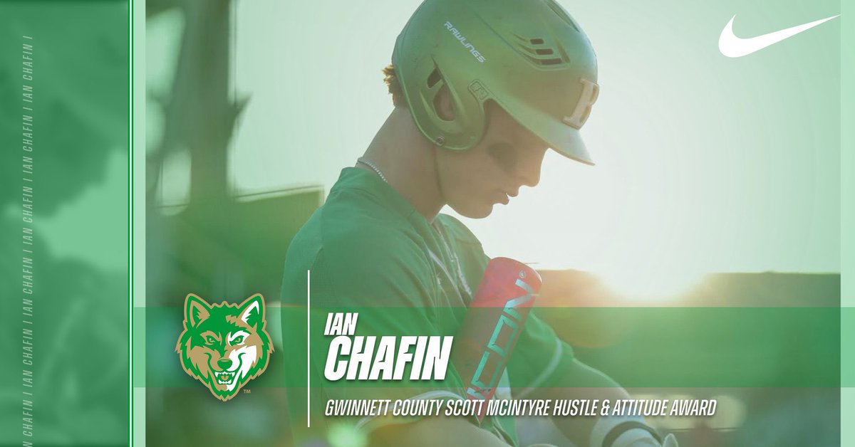 Buford HS Baseball (@bwolvesbaseball) on Twitter photo Congrats to <a href="/ian_chafin/">Ian Chafin⚡️</a> for earning the Scott McIntyre - Hustle & Attitude Award from Gwinnett County Dugout Club!!! #Family #GoWolves #CCC #ForTheCity Congrats to <a href="/ian_chafin/">Ian Chafin⚡️</a> for earning the Scott McIntyre - Hustle & Attitude Award from Gwinnett County Dugout Club!!! #Family #GoWolves #CCC #ForTheCity