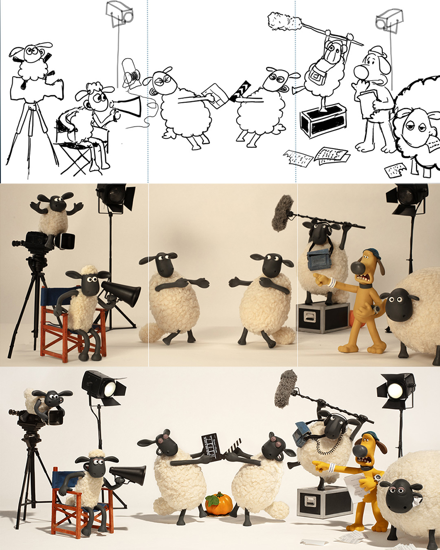 The process behind the image, from sketchbook to final shot - this is how we brought the Flock together for our new movie announcement!