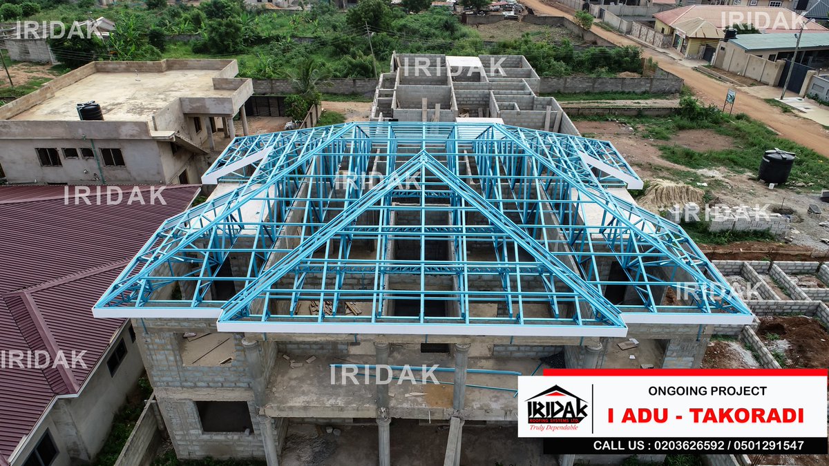 IridakLimited's tweet photo. #Newprojectupdate
Our Engineered Steel Trusses Deliver Unrivaled Strength and Elegance. Experience the Future of Roofing with Steel Trusses at I Adu-Takoradi
Book your FREE site measurement today!
Call us:020 362 6592 / 050 129 1547
#roofing
#Iridak
#trusses
Dingo https://t.co/H5UKnCkWvX