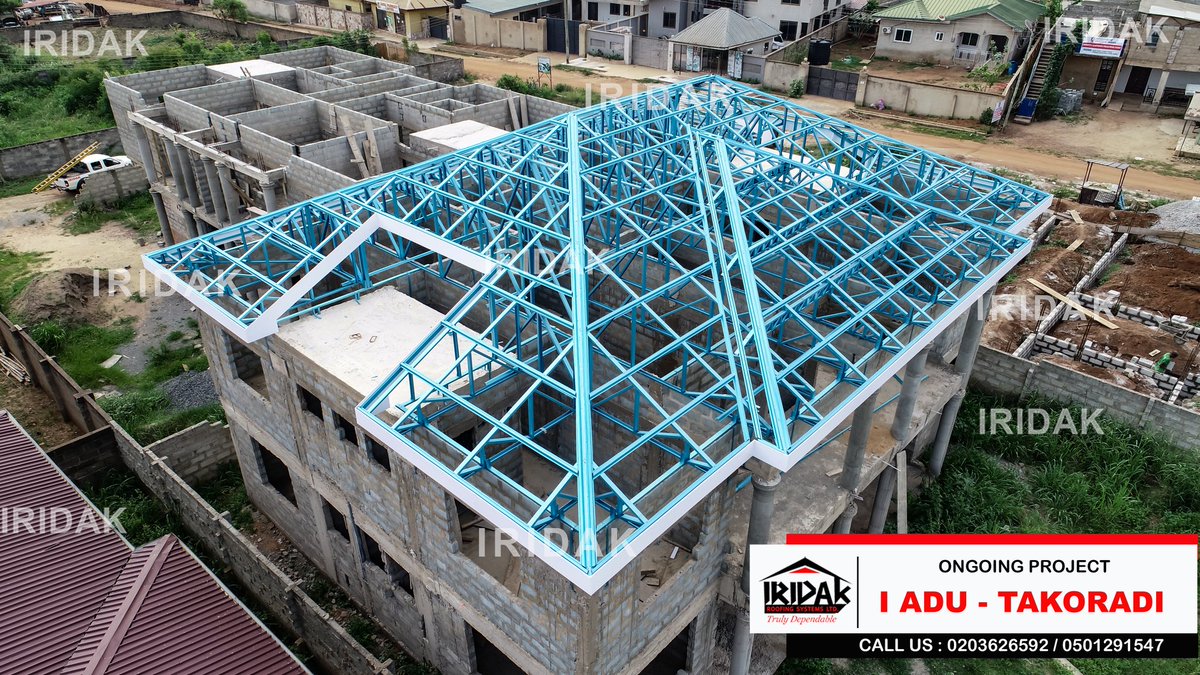 IridakLimited's tweet photo. #Newprojectupdate
Our Engineered Steel Trusses Deliver Unrivaled Strength and Elegance. Experience the Future of Roofing with Steel Trusses at I Adu-Takoradi
Book your FREE site measurement today!
Call us:020 362 6592 / 050 129 1547
#roofing
#Iridak
#trusses
Dingo https://t.co/H5UKnCkWvX