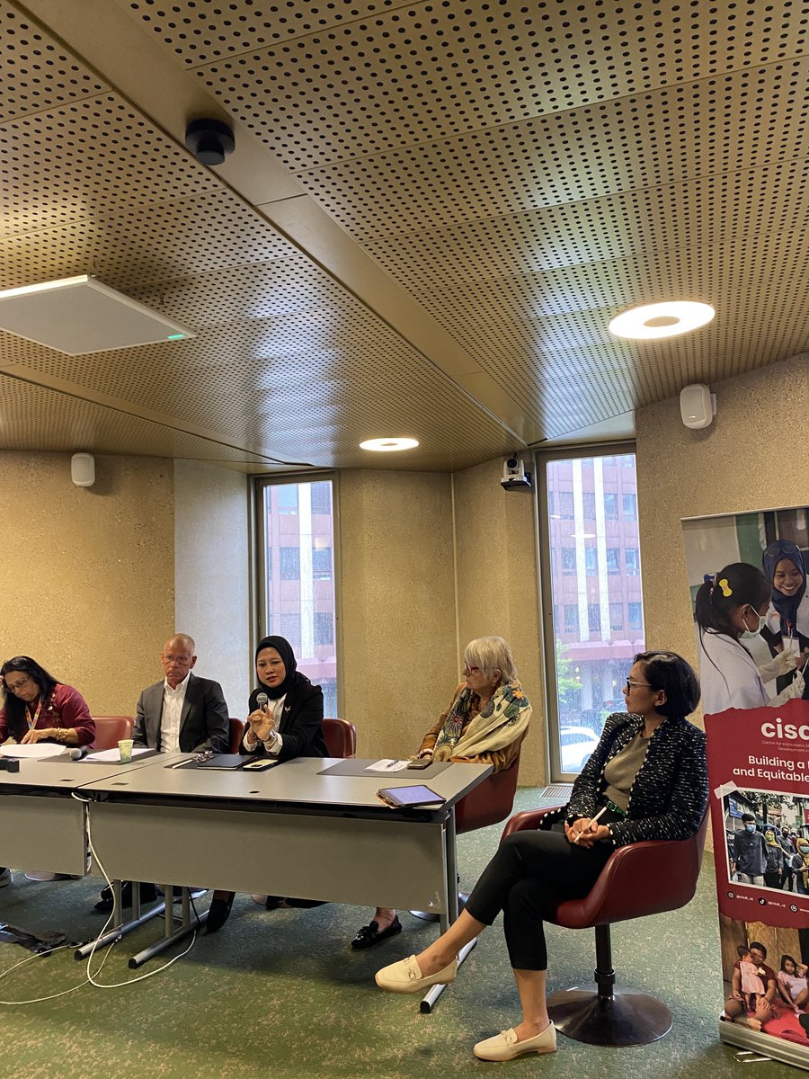 CISDI #SehatAdilSetara (@cisdi_id) on Twitter photo On Day 2 of #WHA78, CISDI was proud to host our first side event: “Investing in the Health and Care Workforce: Addressing the Impact of Political Agendas on HCWF Investment.”
We extend our deep thanks to the powerhouse panel of speakers: Jimp Campbell, Prof <a href="/IlonaKickbusch/">Ilona Kickbusch</a> , Dr. On Day 2 of #WHA78, CISDI was proud to host our first side event: “Investing in the Health and Care Workforce: Addressing the Impact of Political Agendas on HCWF Investment.”
We extend our deep thanks to the powerhouse panel of speakers: Jimp Campbell, Prof <a href="/IlonaKickbusch/">Ilona Kickbusch</a> , Dr.