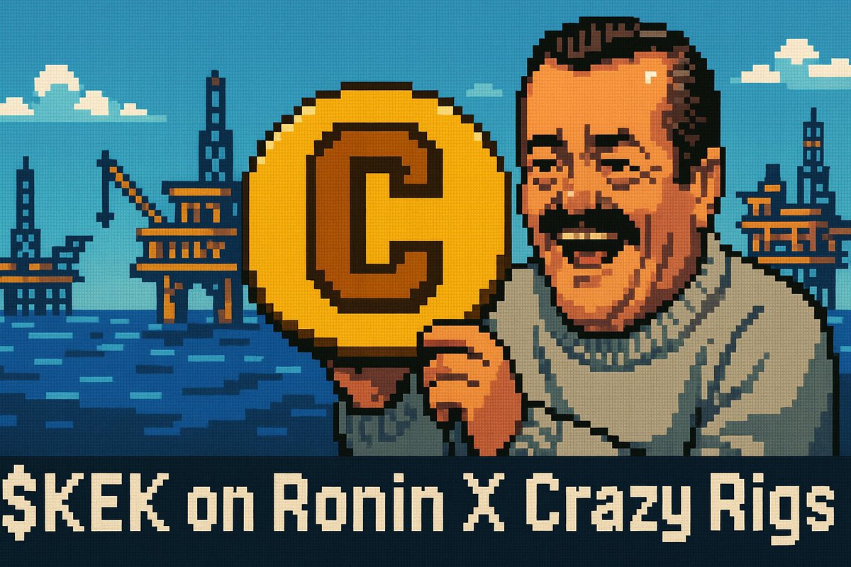 ronin_kek's tweet photo. Crazy Rigs x $KEK WL!
3 GTD + 5 FCFS
Join
✅ Follow @playcrazyrigs @ronin_kek 
✅ Tag 3 frens
✅ Like &amp; RT
✅ https://t.co/uXcIQ0erM6

🛠️Mint  OpenSea: 1 WL = 5 MINT
GTD: 5 RON
 FCFS: 5 RON
 Public: 10 RON
🕕GTD: May 25, 6–7 AM UTC
FCFS: 7–10 AM UTC
Public: 10 AM (25th) – (26th) https://t.co/rM9dr0zdoQ