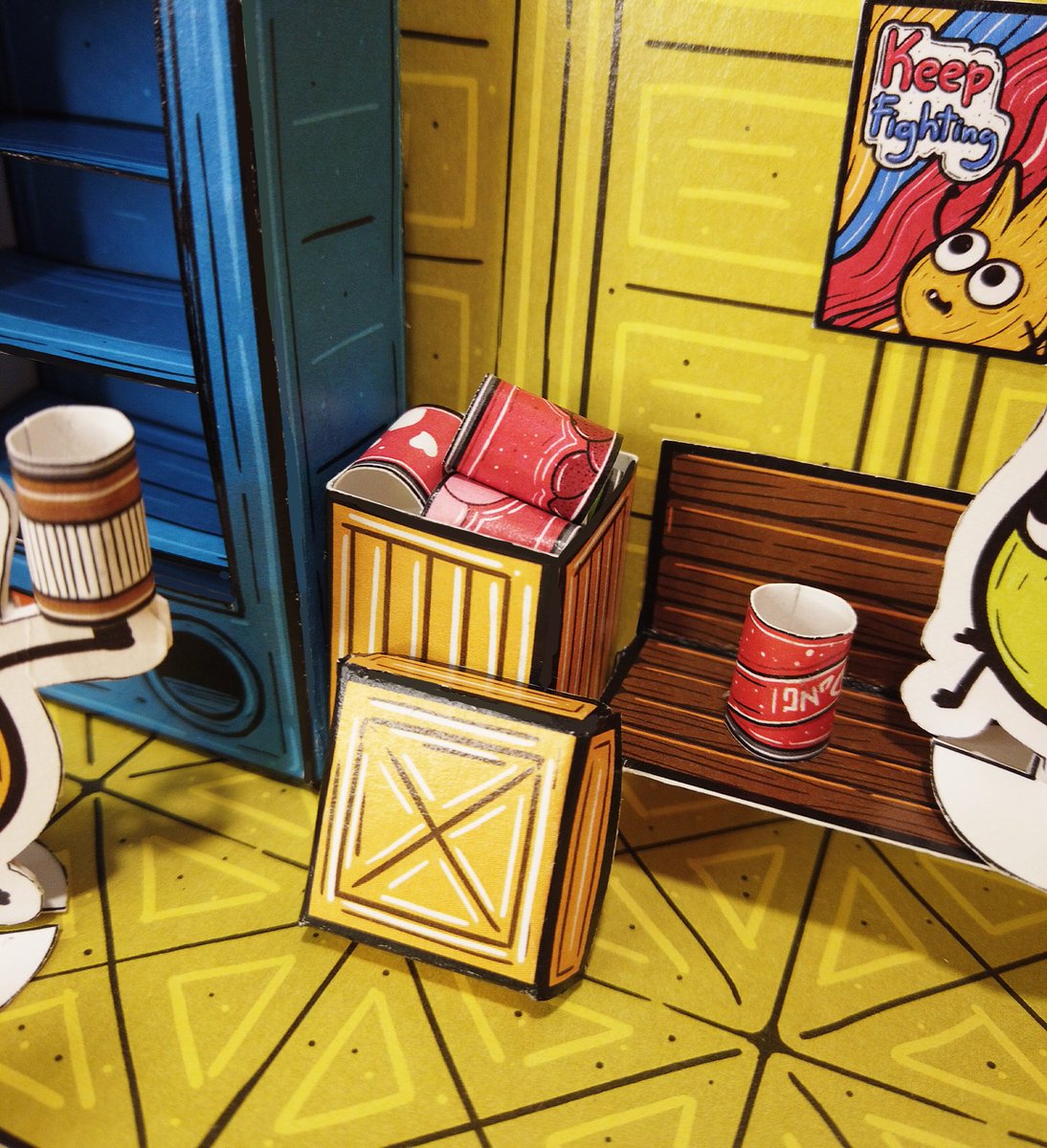 GM everyone! 

Vending Machine Scene Printable Paper Craft Diorama - Build Your Own Dungjuka Buddy A Whimsical Papercraft Adventure | DIY Kit 

- Download the template - 
dndung.etsy.com/listing/430574…