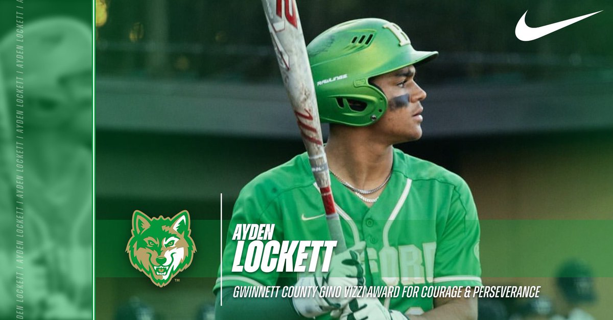 Buford HS Baseball (@bwolvesbaseball) on Twitter photo Congrats to <a href="/Aydenlockett_/">Ayden Lockett</a> for earning the Gino Vizzi - Courage & Perseverance Award from Gwinnett County Dugout Club!!! #Family #GoWolves #CCC #ForTheCity Congrats to <a href="/Aydenlockett_/">Ayden Lockett</a> for earning the Gino Vizzi - Courage & Perseverance Award from Gwinnett County Dugout Club!!! #Family #GoWolves #CCC #ForTheCity