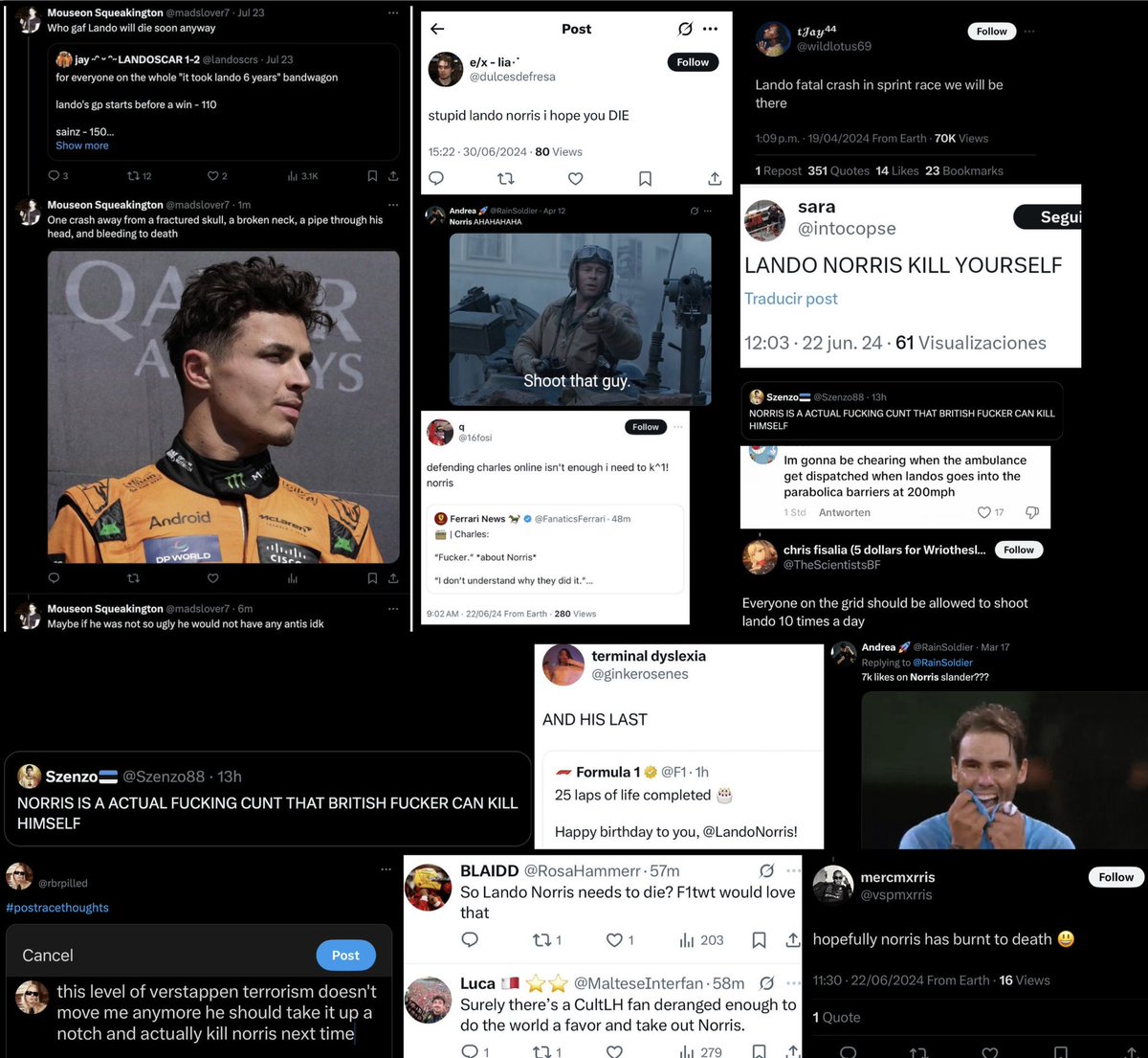 lanlandedd's tweet image. "grande lando"