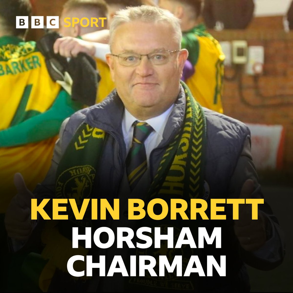 BBC Sport Sussex (@bbcsussexsport) on Twitter photo ๐ฃ๏ธ"We are not there to make up the numbers!"
<a href="/HorshamFC/">Horsham F(C)</a> Chairman Kevin Borrett provides an update on the club after their promotion to National League South ๐๏ธโฐ
Listen below! ๐ป
๐bbc.co.uk/sounds/play/p0โฆ
#HorshamFC ๐๐ ๐ฃ๏ธ"We are not there to make up the numbers!"
<a href="/HorshamFC/">Horsham F(C)</a> Chairman Kevin Borrett provides an update on the club after their promotion to National League South ๐๏ธโฐ
Listen below! ๐ป
๐bbc.co.uk/sounds/play/p0โฆ
#HorshamFC ๐๐