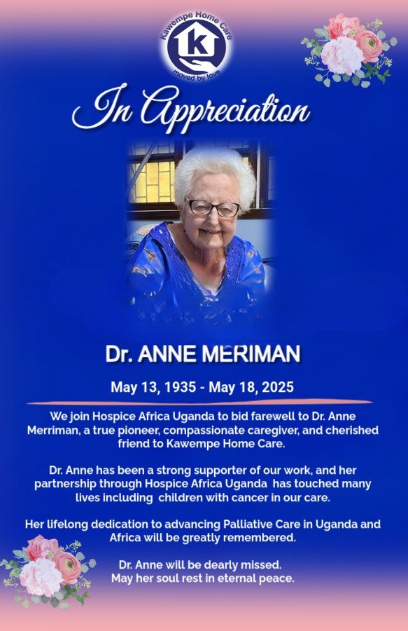 Farewell our dear friend Dr. Anne.🕊️🕯️