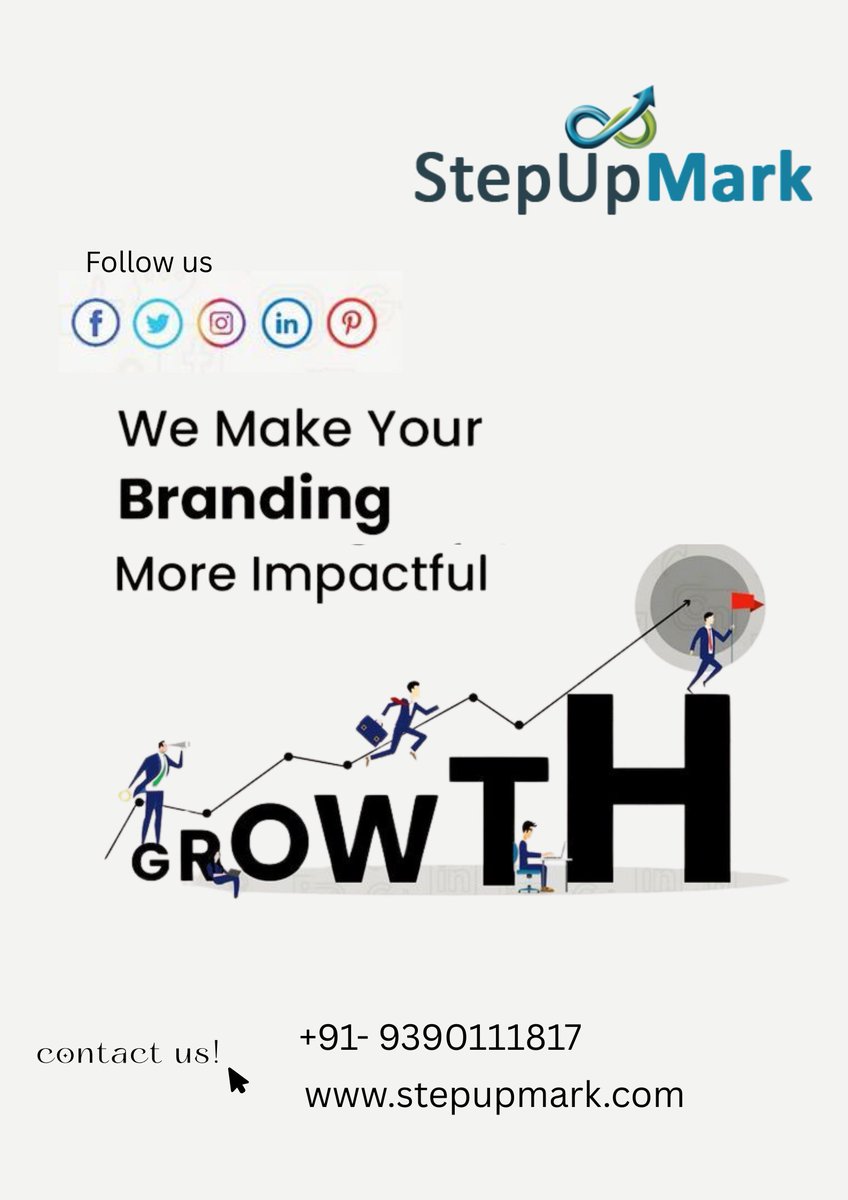 StepupmarkM's tweet photo. stepupmark09 Your Growth Is Just One Click Away!

"Your Brand Deserves the Spotlight. We Make It Happen."

Step Up Your Brand with 
📞 Contact: 9390111817
🌐 Visit: https://t.co/aEJO8Z7rJQ

#DigitalMarketing #StepUpWithUs #GrowOnline #SocialMediaMarketing #SEOExperts https://t.co/txO94yIn9y
