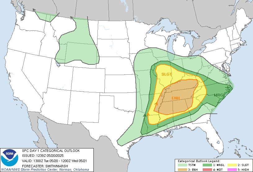 NWS Storm Prediction Center tweet media